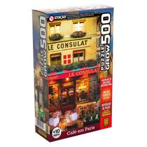 Quebra Cabeça Puzzle 500 Peças Café Em Paris - Grow
