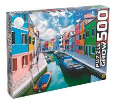 Quebra Cabeça Puzzle 500 Peças Canal de Burano - Grow 03457