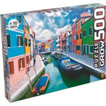 Quebra-cabeça Puzzle 500 peças - Canal de Burano Quebra-cabeça Puzzle 500 peças - Canal de Burano