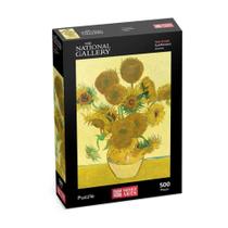 Quebra-Cabeça Puzzle 500 Peças Girassóis - Van Gogh Mimo Toys - 2602