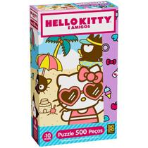 Quebra Cabeça Puzzle 500 Peças Hello Kitty e Amigos Grow Quebra Cabeça Puzzle 500 Peças Hello Kitty e Amigos Grow