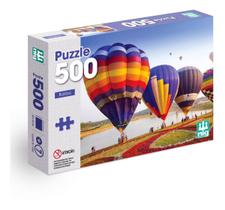 Quebra Cabeça Puzzle 500 Peças Paisagem Balões 0295 Nig