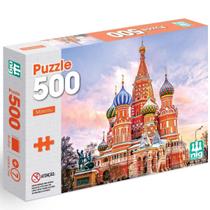 Quebra Cabeça Puzzle 500 Peças Paisagem Moscou Nig