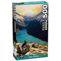 Quebra Cabeça Puzzle 500 Peças Vale Gelado Grow