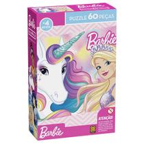 Quebra Cabeça Puzzle 60 Peças Barbie 04172 - Grow