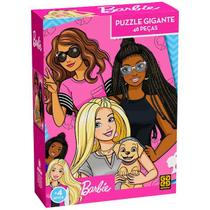 Quebra Cabeça Puzzle Barbie Gigante 48 Peças Grow Quebra Cabeça Puzzle Barbie Gigante 48 Peças Grow