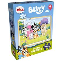 Quebra Cabeça Puzzle Bluey 48 Peças Gigantes Elka Quebra Cabeça Puzzle Bluey 48 Peças Gigantes Elka