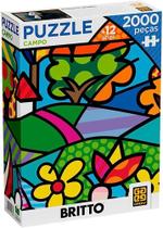 Quebra Cabeça - Puzzle - Campo - Romero Britto - 2000 Peças