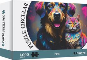 Quebra Cabeça Puzzle Circular Pets - 1000 Peças Quebra Cabeça Puzzle Circular Pets - 1000 Peças