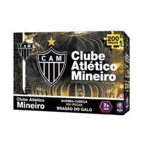 Quebra-Cabeça Puzzle Coleção Futebol Atlético Mineiro Brasão 200 Peças - 2571 - MIMO TOYS Quebra-Cabeça Puzzle Coleção Futebol Atlético Mineiro Brasão 200 Peças - 2571 - MIMO TOYS