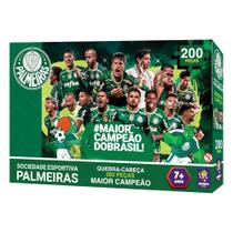 Quebra-Cabeça Puzzle Coleção Palmeiras 200 Peças Mimo Toys - 2557