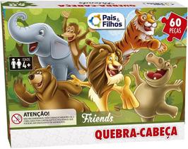 Quebra-cabeça Puzzle Friends Brinquedo Infantil 60 Peças