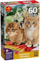 Quebra Cabeça Puzzle Gatinhos Fofinhos 60 Peças Grow