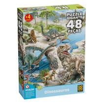 Quebra Cabeça Puzzle Gigante 48 Peças Dinossauros
