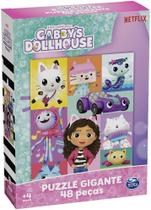 Quebra Cabeça Puzzle Gigante Gabbys Dollhouse 4373 Quebra Cabeça Puzzle Gigante Gabbys Dollhouse 4373