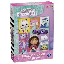 Quebra Cabeça Puzzle Gigante Gabbys Dollhouse C/ 48 Peças 4373 Grow Quebra Cabeça Puzzle Gigante Gabbys Dollhouse C/ 48 Peças 4373 Grow