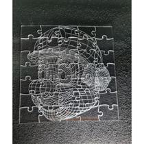 Quebra-cabeça Puzzle Jogo Cabeça Mario Videogame Acrílico cristal