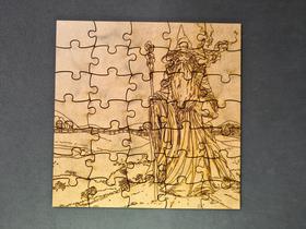 Quebra-cabeça Puzzle Jogo Gandalf O Senhor Dos Anéis Mdf - Geeknario