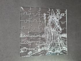 Quebra-cabeça Puzzle Jogo Gandalf Senhor Dos Anéis Acrílico - Geeknario