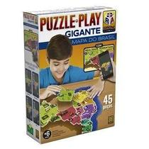 Quebra Cabeça Puzzle Mapa do Brasil 45 Peças 03635