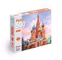 Quebra Cabeça Puzzle - Moscou - Rússia - C/ 500 Peças - Nig