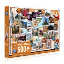 Quebra Cabeça Puzzle Mural De Viagem Espanha 500 Peças Papel-Cartão Raciocínio Lógico
