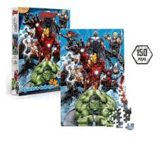 Quebra Cabeça Puzzle Os Vingadores Avengers 150 Peças - Toyster Quebra Cabeça Puzzle Os Vingadores Avengers 150 Peças - Toyster