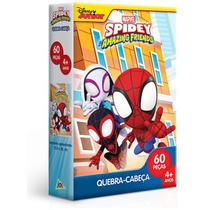 Quebra-Cabeça Puzzle Os Vingadores Spidey 60 Peças Toyster