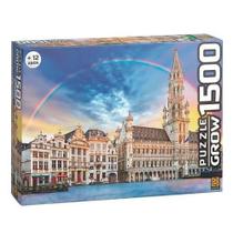 Quebra Cabeça Puzzle P1500 Peças Bruxelas Grow 03736