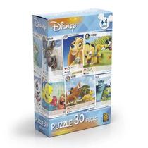 Quebra cabeça puzzle personagens disney 30 peças - grow Quebra cabeça puzzle personagens disney 30 peças - grow