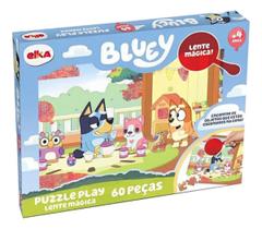 Quebra Cabeça Puzzle Play 60 Peças C/ Lente Mágica 1252 Elka Quebra Cabeça Puzzle Play 60 Peças C/ Lente Mágica 1252 Elka