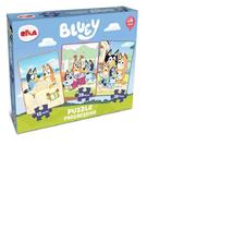 Quebra cabeça Puzzle Progressivo Bluey 12, 20 E 30 Peça Elka Quebra cabeça Puzzle Progressivo Bluey 12, 20 E 30 Peça Elka