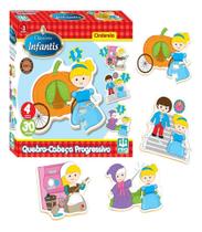 Quebra-cabeça Puzzle Progressivo Cinderela - Nig Brinquedos Quebra-cabeça Puzzle Progressivo Cinderela - Nig Brinquedos