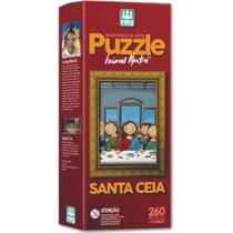 Quebra Cabeca Puzzle - Releitura Santa Ceia - 260 Pcs - Nig