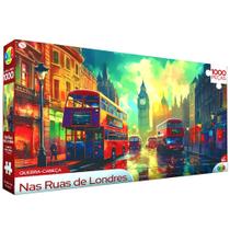 Quebra Cabeça Puzzle Ruas de Londres 1000 Peças Quebra Cabeça Puzzle Ruas de Londres 1000 Peças