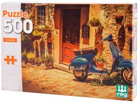 Quebra Cabeça Puzzle - Scooter - C/ 500 Peças - Nig Quebra Cabeça Puzzle - Scooter - C/ 500 Peças - Nig