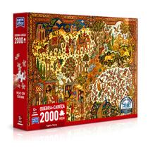 Quebra Cabeça Puzzle Tapete Persa 2000 Peças Desafio Avançado Texturizado Quebra Cabeça Puzzle Tapete Persa 2000 Peças Desafio Avançado Texturizado