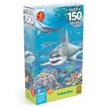 Quebra Cabeça Puzzle Tubaroes Com 150 Peças Da Grow 03926