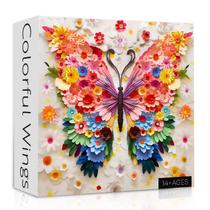 Quebra-cabeça Puzzling Butterfly 1000 peças para adultos