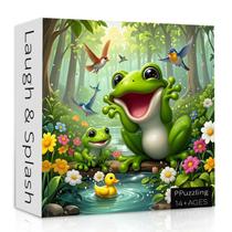 Quebra-cabeça Puzzling Cute Forest Frog 1000 peças para adulto Quebra-cabeça Puzzling Cute Forest Frog 1000 peças para adulto