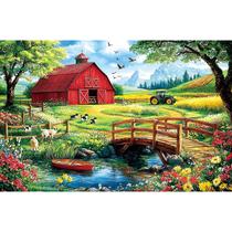 Quebra-cabeça PuzzOne Farm Scene 500 peças para adultos