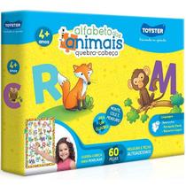 QUEBRA-CABEÇA Quadrao 60 Peças Alfabeto dos Animais