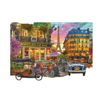 Quebra-Cabeça Ravensburger Adulto Paris Ao Amanhecer 150/300/500/1000 Peças Presente Educacional De