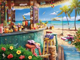 Quebra-cabeça Ravensburger Beach Bar Breezes 1500 peças