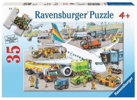 Quebra-cabeça Ravensburger Busy Airport 35 peças para crianças