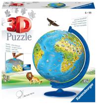 Quebra-cabeça Ravensburger Children's World Globe 180 peças 3D Quebra-cabeça Ravensburger Children's World Globe 180 peças 3D