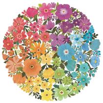 Quebra-cabeça Ravensburger Circle of Colors Flowers 500 unidades Quebra-cabeça Ravensburger Circle of Colors Flowers 500 unidades