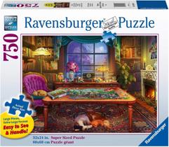 Quebra-cabeça Ravensburger Cozy Puzzler's Place 750 peças Quebra-cabeça Ravensburger Cozy Puzzler's Place 750 peças