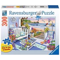 Quebra-cabeça Ravensburger Cozy Series Seaside Sunshine 300 unidades Quebra-cabeça Ravensburger Cozy Series Seaside Sunshine 300 unidades