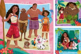 Quebra-cabeça Ravensburger Disney Moana 3x49 peças para crianças Quebra-cabeça Ravensburger Disney Moana 3x49 peças para crianças